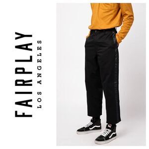 NWT FairPlay Los Angeles Gaston Work Pant Black